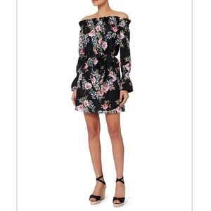 𝅺INTERMIX of The Shoulder floral tie dress